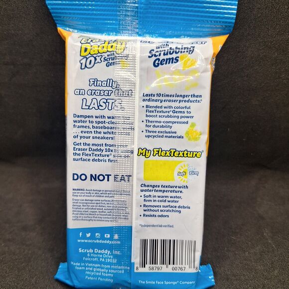 Eraser Daddy 10x with Scrubbing Gems – New - Picture 3 of 5